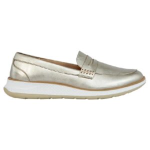 MOCASÍN METÁLICO DE PIEL